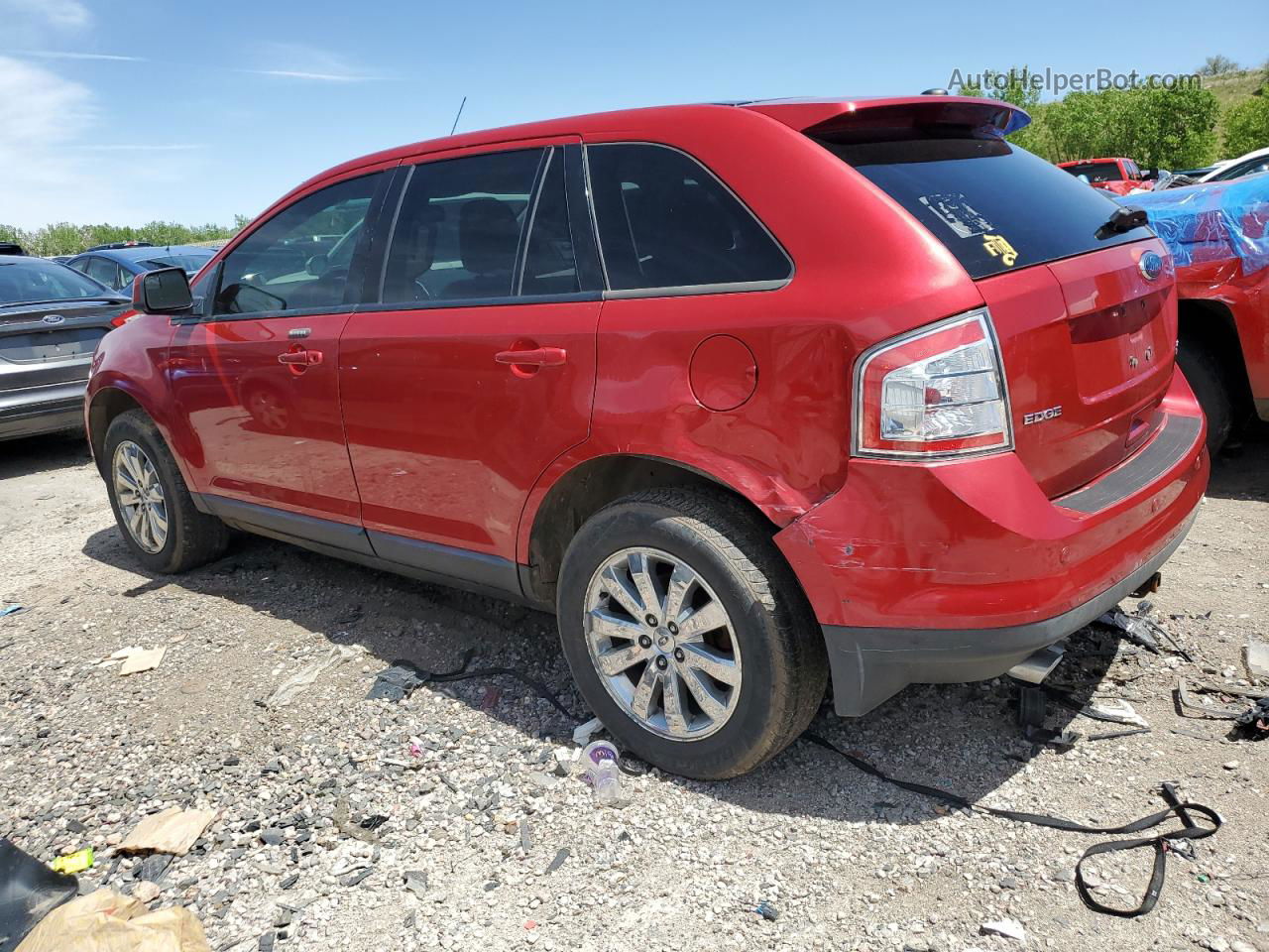 2010 Ford Edge Sel Темно-бордовый vin: 2FMDK4JC6ABA76586