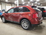 2014 Ford Edge Sel Red vin: 2FMDK4JC6EBA16796