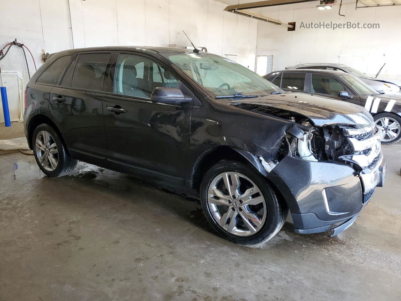 2014 Ford Edge Sel Black vin: 2FMDK4JC6EBB14095