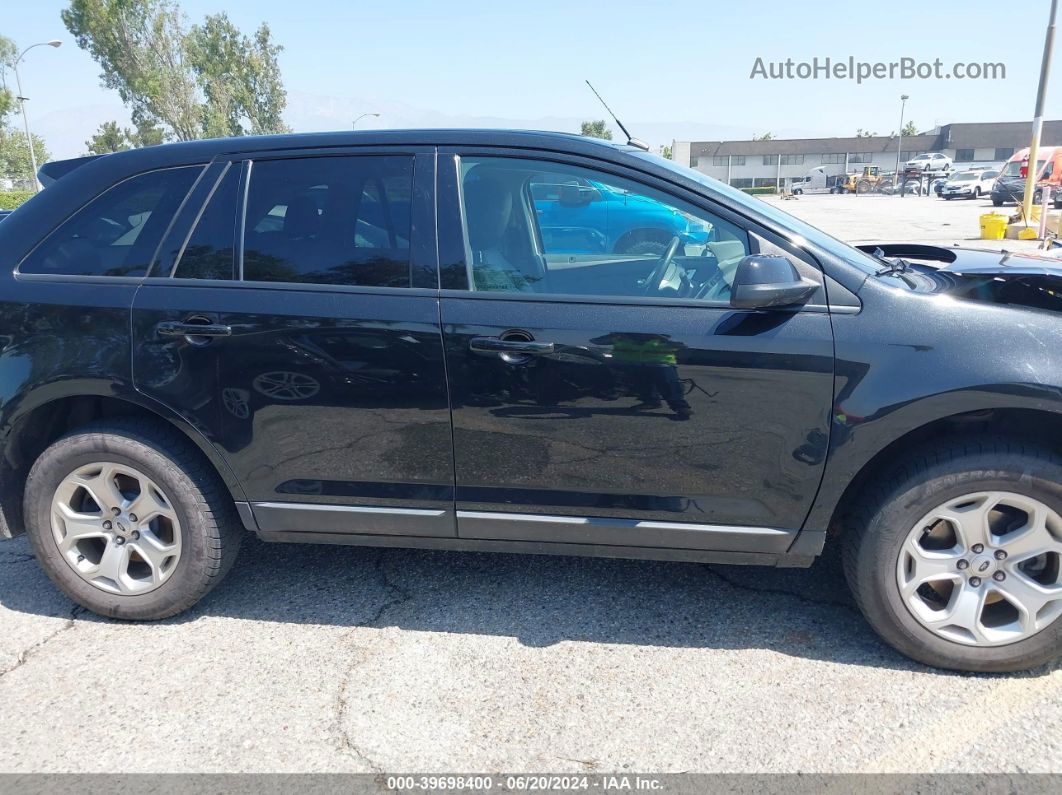 2014 Ford Edge Sel Black vin: 2FMDK4JC6EBB21645