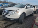 2010 Ford Edge Sel White vin: 2FMDK4JC7ABB67544