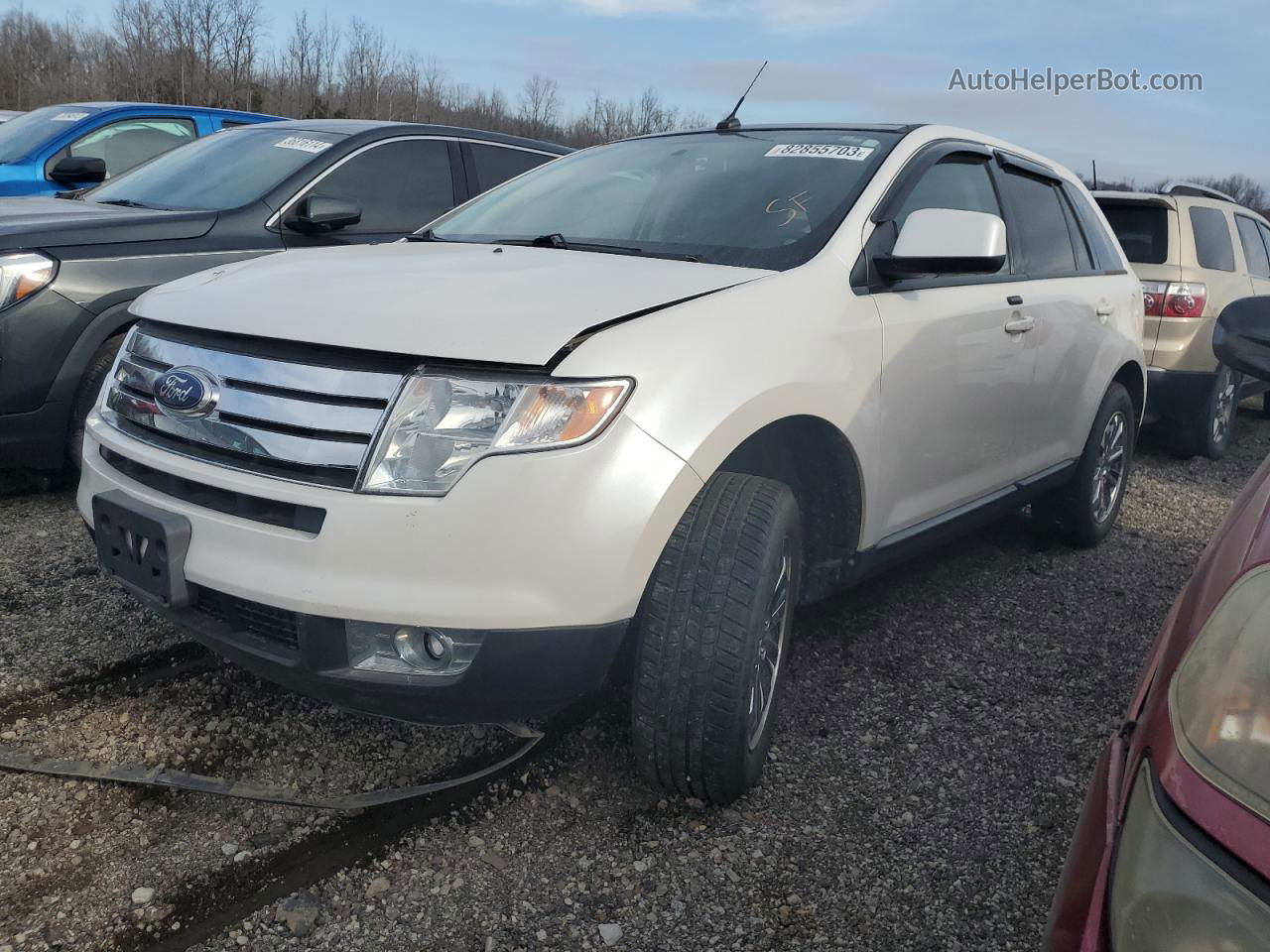 2010 Ford Edge Sel Белый vin: 2FMDK4JC7ABB67544