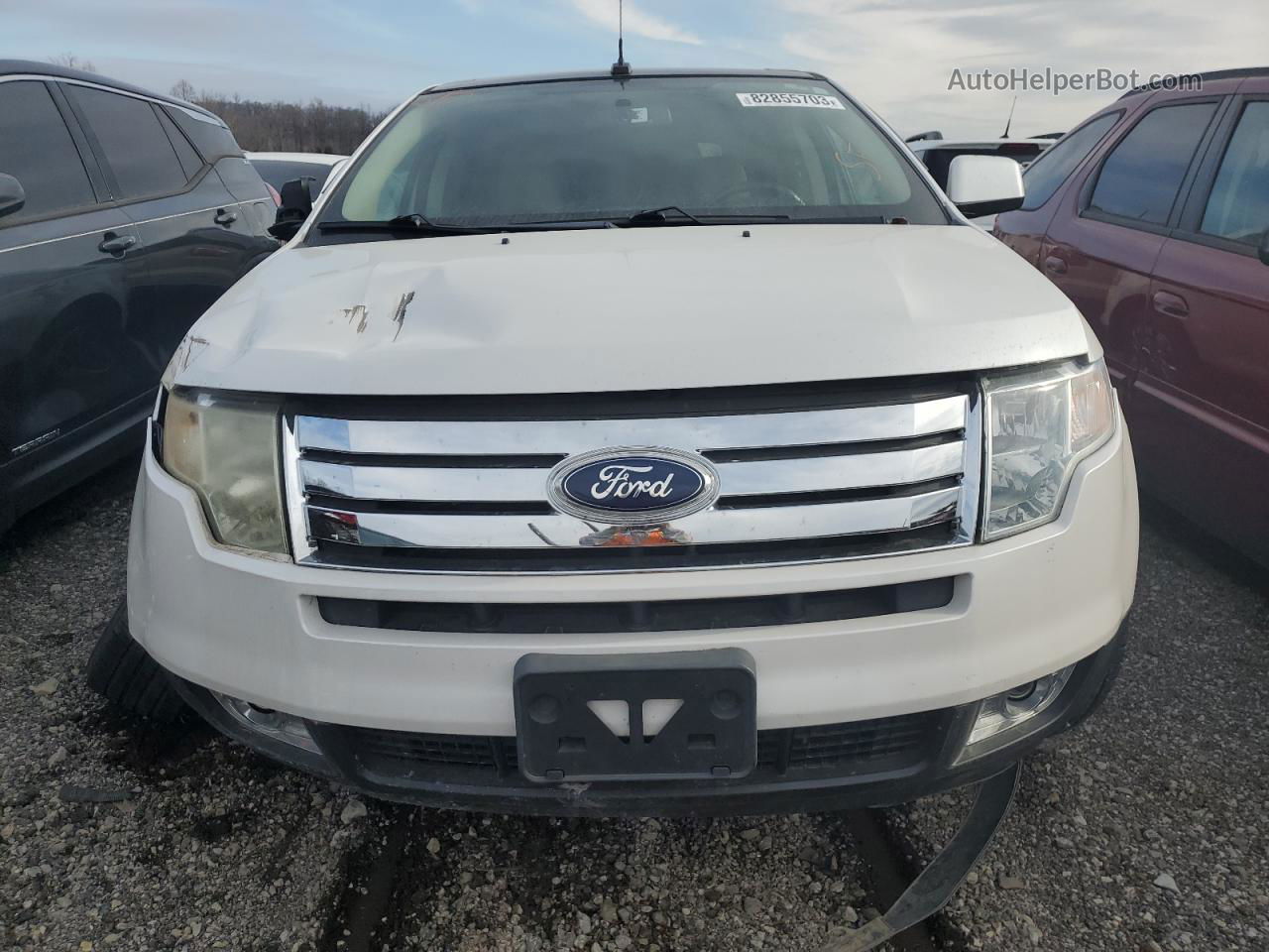 2010 Ford Edge Sel White vin: 2FMDK4JC7ABB67544