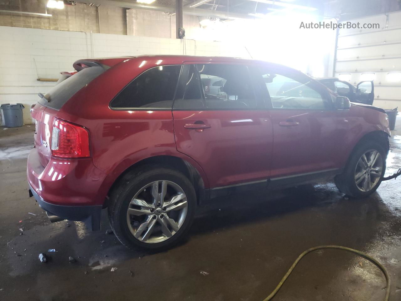 2014 Ford Edge Sel Red vin: 2FMDK4JC7EBB74662