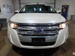 2014 Ford Edge Sel White vin: 2FMDK4JC7EBB82678