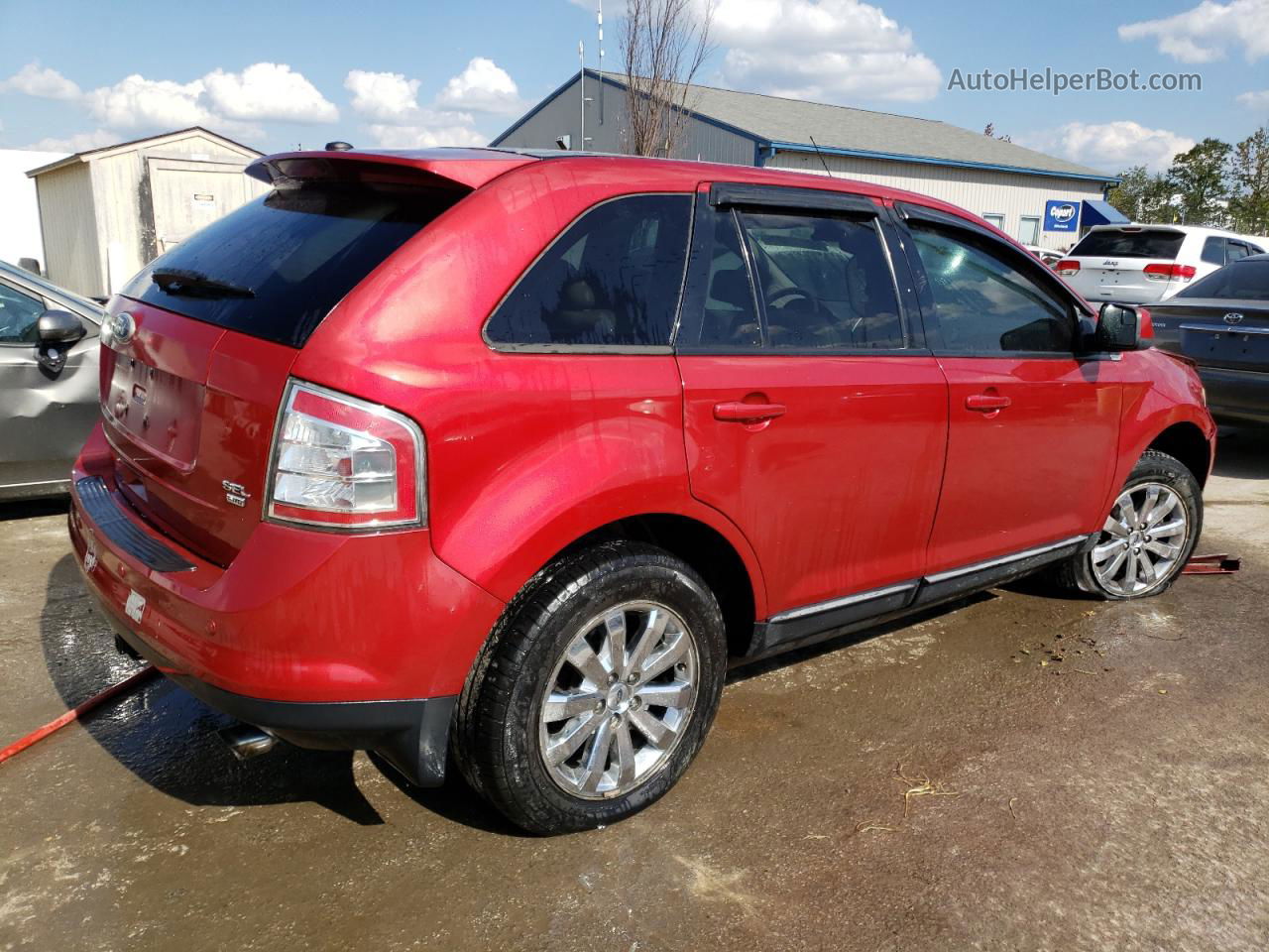 2010 Ford Edge Sel Красный vin: 2FMDK4JC8ABB33757