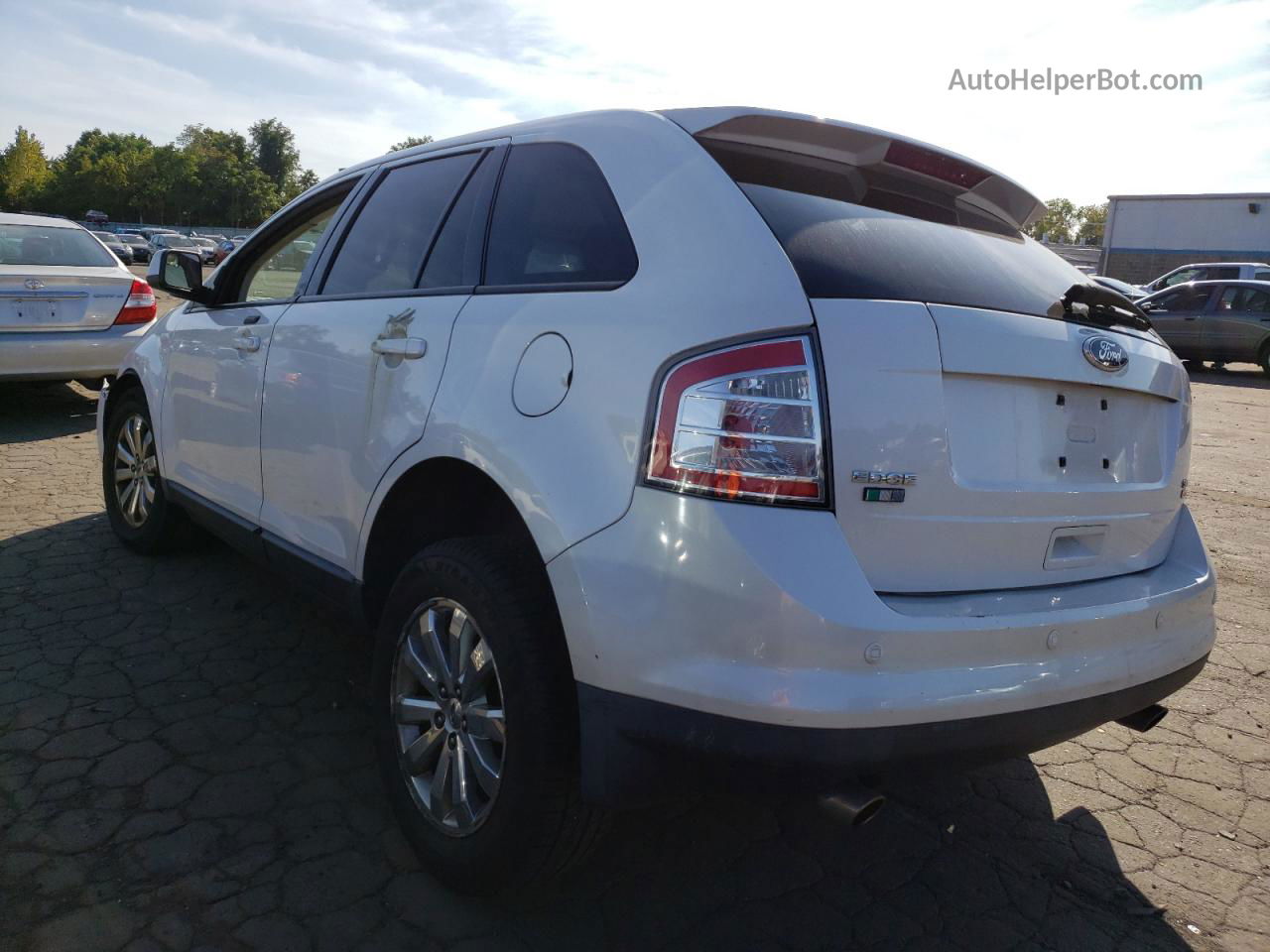 2010 Ford Edge Sel White vin: 2FMDK4JC8ABB50204