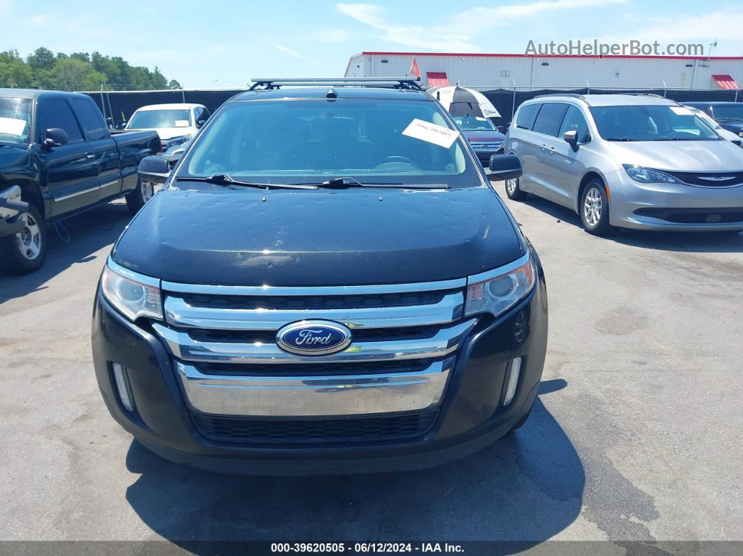 2014 Ford Edge Sel Black vin: 2FMDK4JC8EBA82122