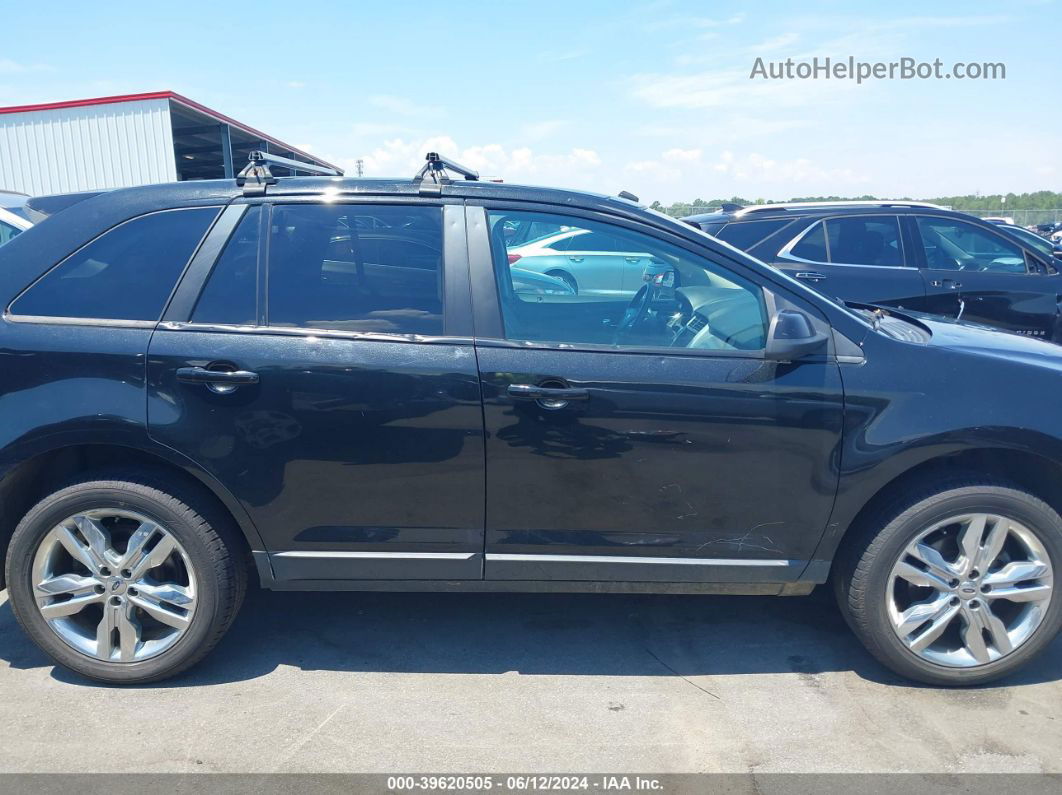 2014 Ford Edge Sel Black vin: 2FMDK4JC8EBA82122