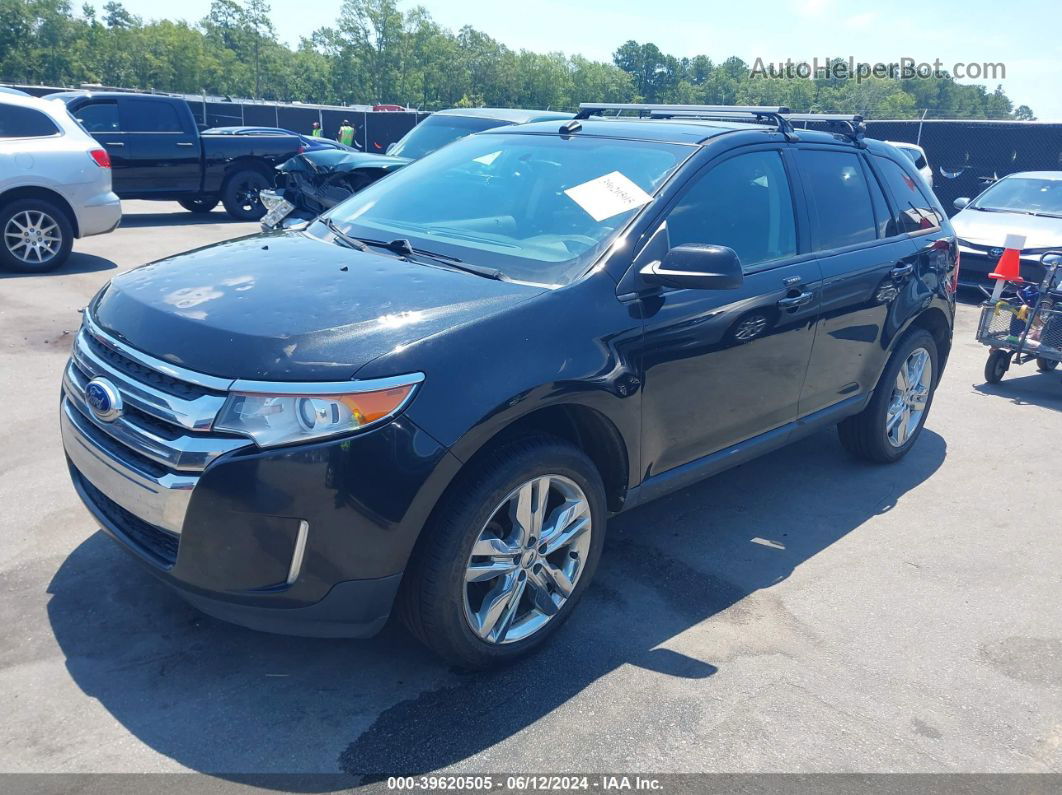 2014 Ford Edge Sel Black vin: 2FMDK4JC8EBA82122