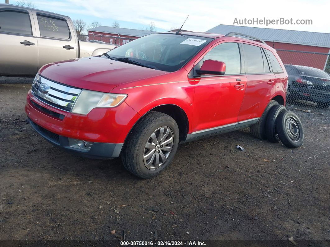 2010 Ford Edge Sel Red vin: 2FMDK4JC9ABA61399