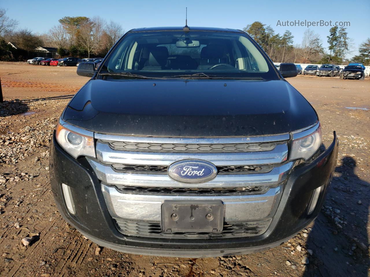 2014 Ford Edge Sel Black vin: 2FMDK4JC9EBA22429