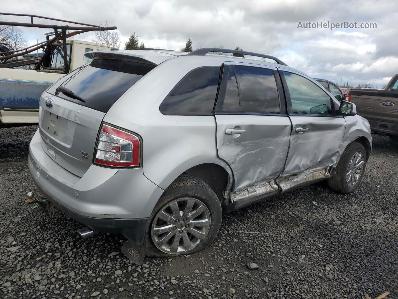 2010 Ford Edge Sel Silver vin: 2FMDK4JCXABA30839