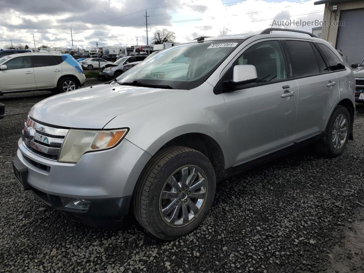 2010 Ford Edge Sel Silver vin: 2FMDK4JCXABA30839