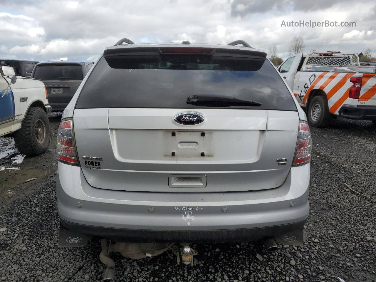 2010 Ford Edge Sel Silver vin: 2FMDK4JCXABA30839