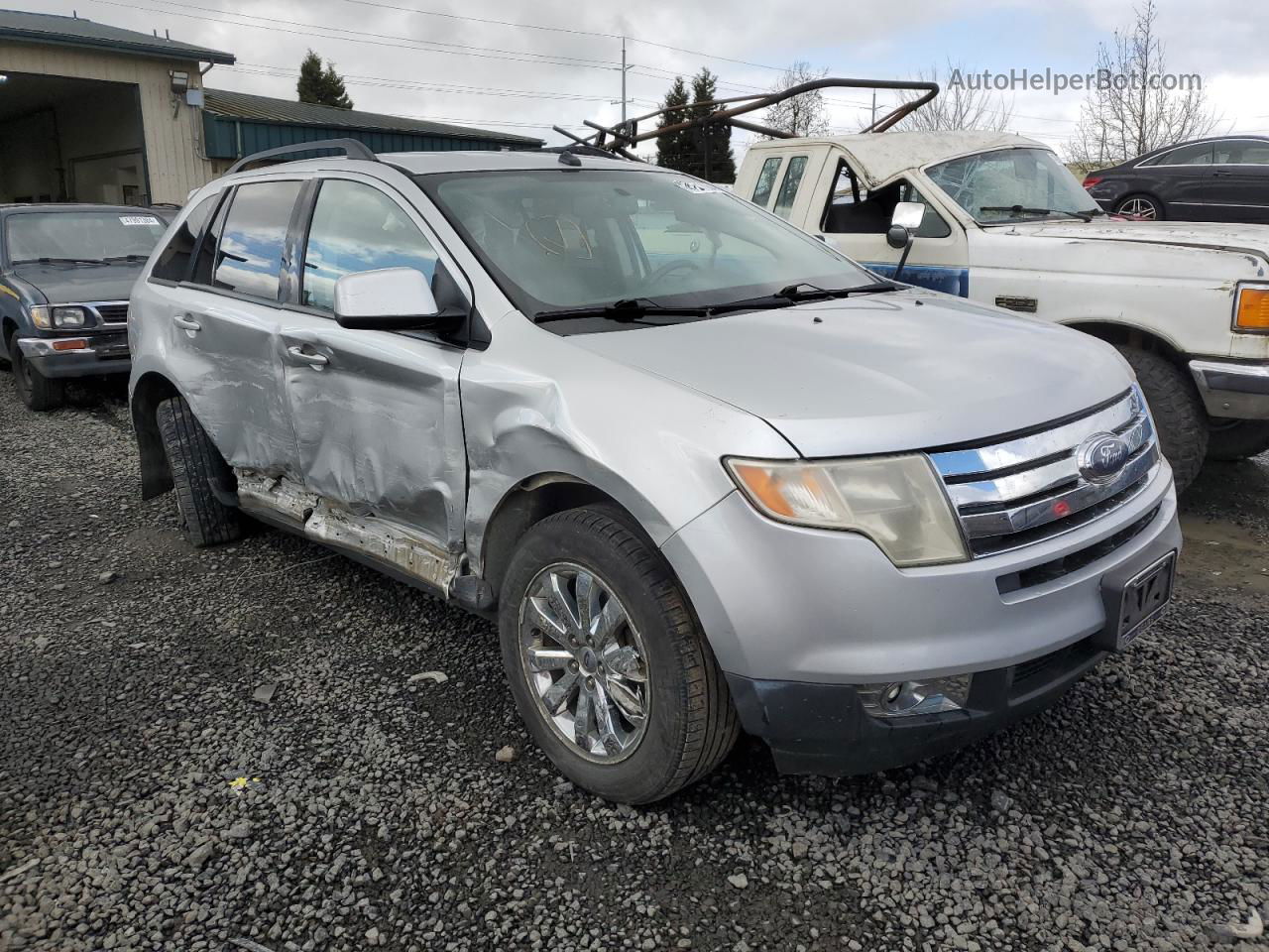 2010 Ford Edge Sel Silver vin: 2FMDK4JCXABA30839