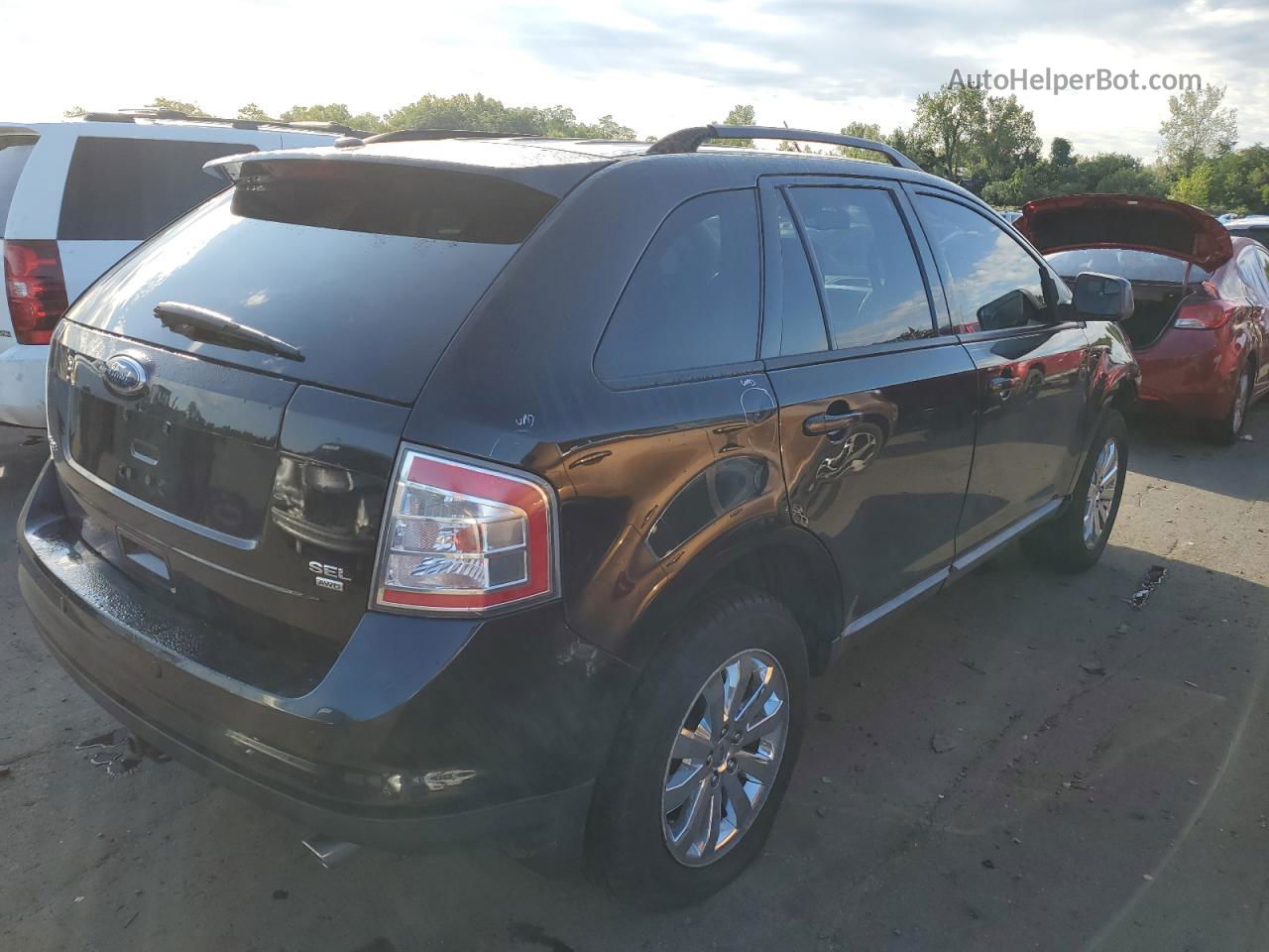 2010 Ford Edge Sel Black vin: 2FMDK4JCXABA84710