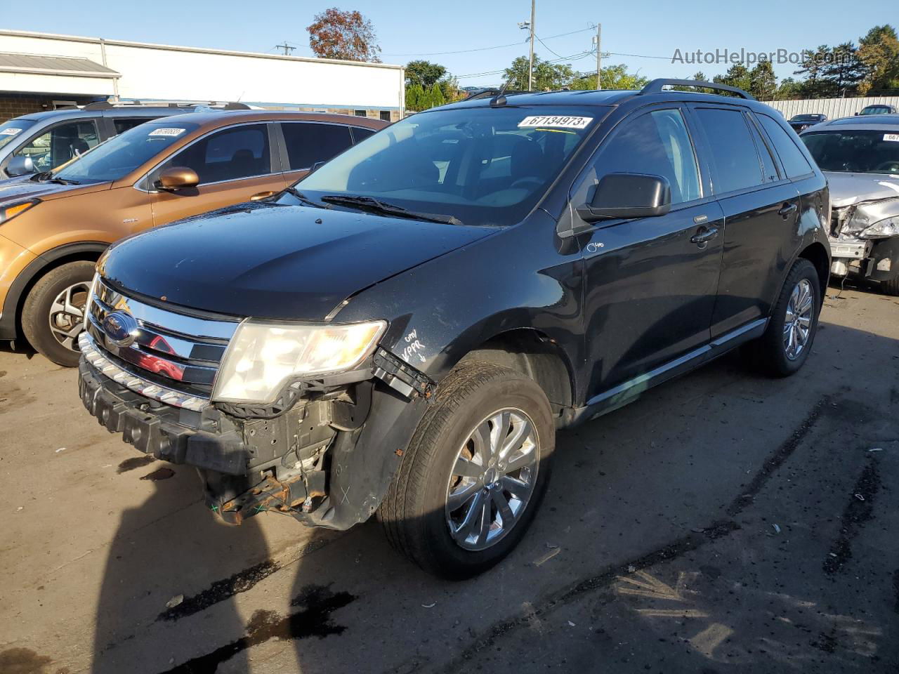 2010 Ford Edge Sel Black vin: 2FMDK4JCXABA84710