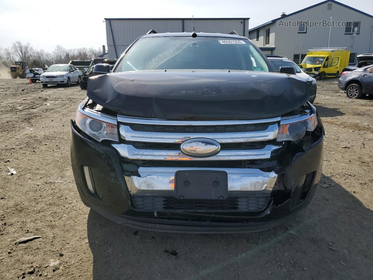 2014 Ford Edge Sel Black vin: 2FMDK4JCXEBA36436