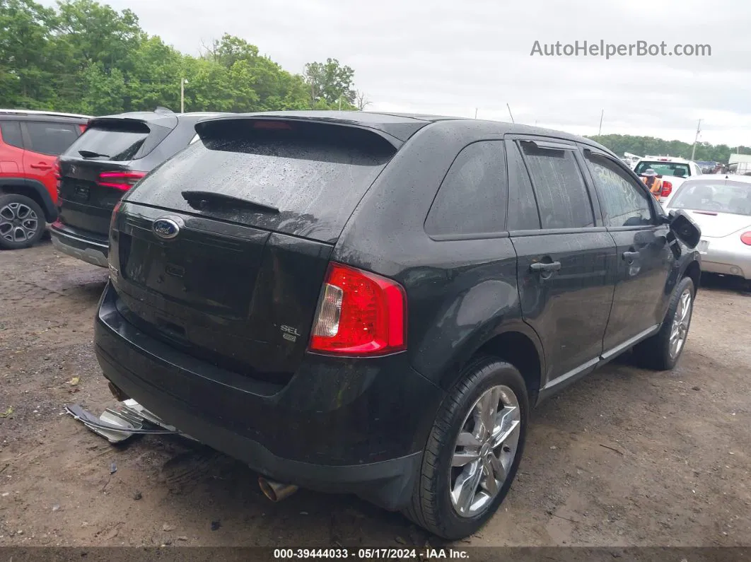 2014 Ford Edge Sel Black vin: 2FMDK4JCXEBA36470