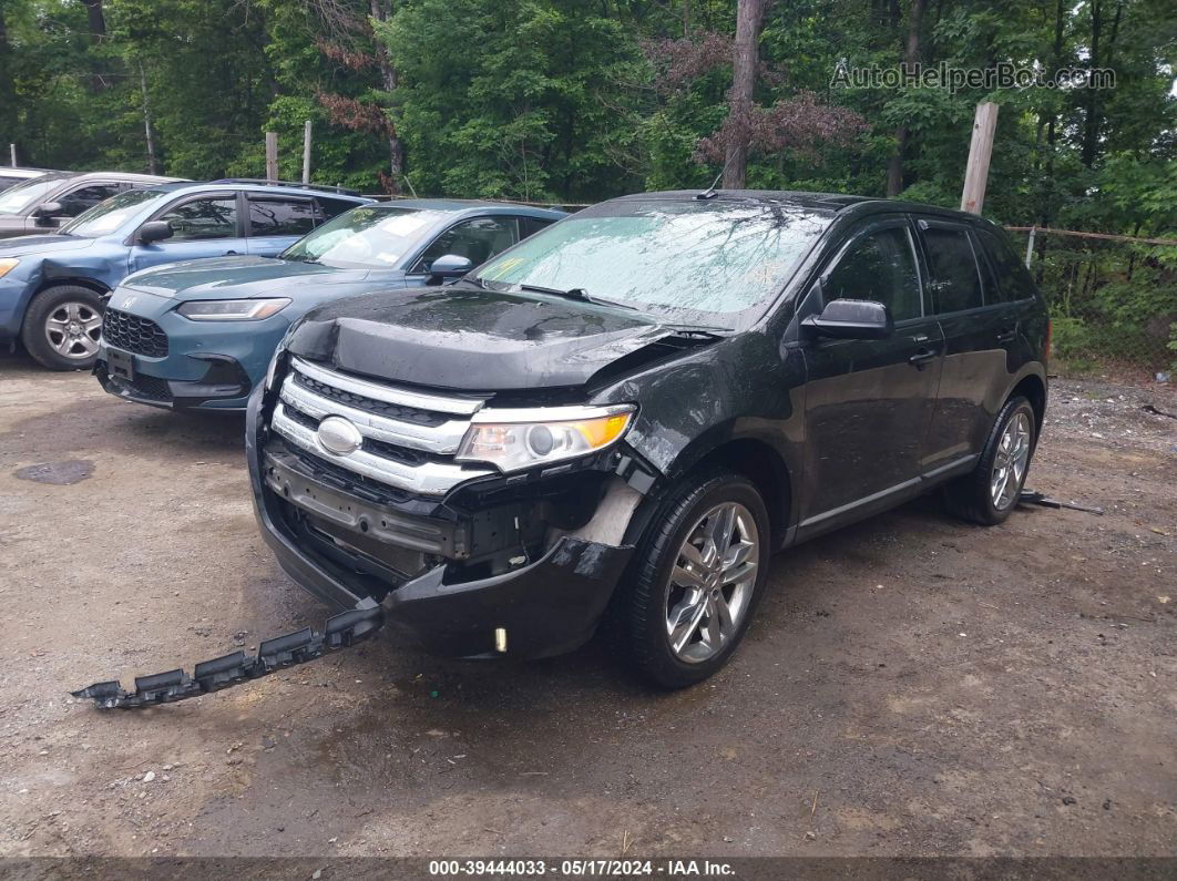 2014 Ford Edge Sel Black vin: 2FMDK4JCXEBA36470