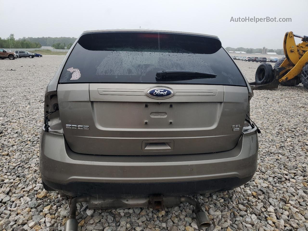 2014 Ford Edge Sel Tan vin: 2FMDK4JCXEBA49882