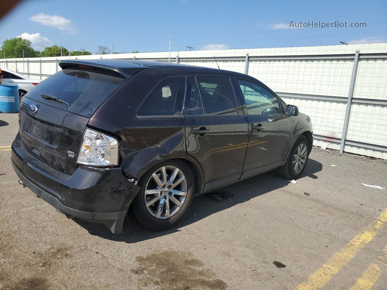 2014 Ford Edge Sel Charcoal vin: 2FMDK4JCXEBA61322