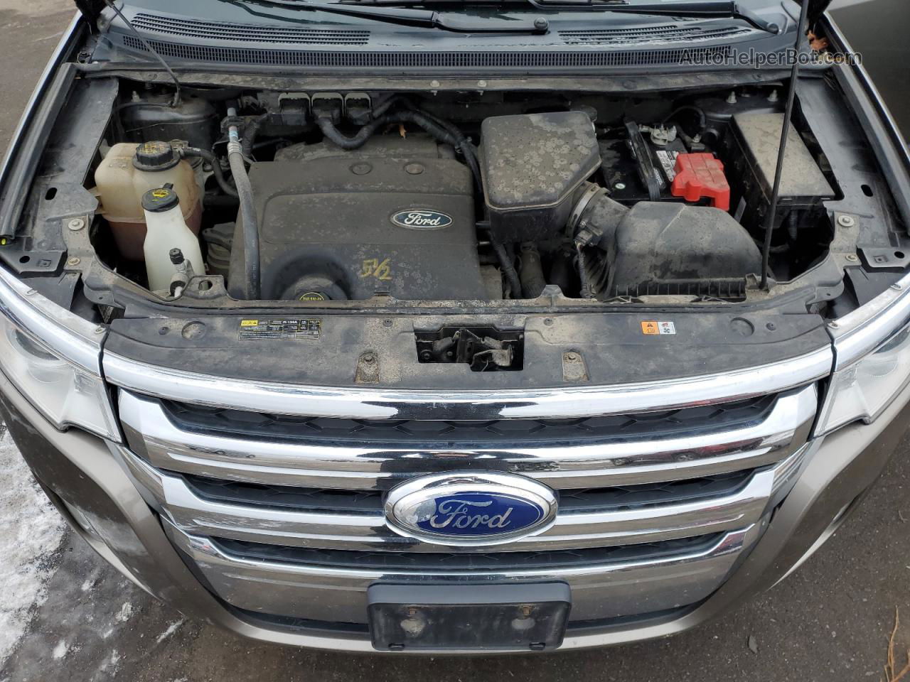 2014 Ford Edge Sel Серый vin: 2FMDK4JCXEBA81134