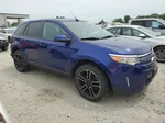 2014 Ford Edge Sel Blue vin: 2FMDK4JCXEBA90433