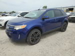 2014 Ford Edge Sel Blue vin: 2FMDK4JCXEBA90433