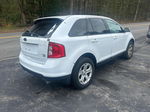 2014 Ford Edge Sel White vin: 2FMDK4JCXEBB01107