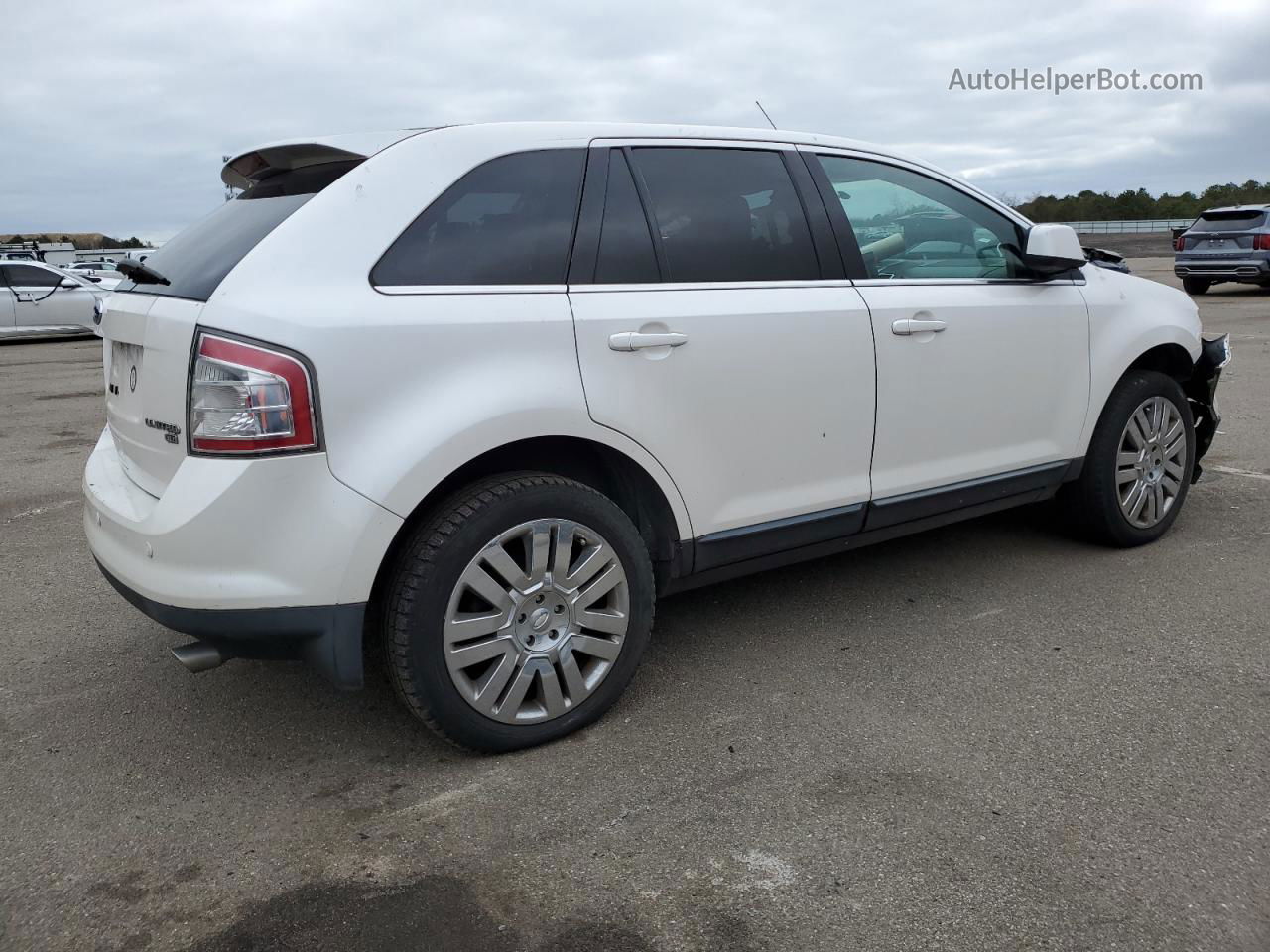 2010 Ford Edge Limited White vin: 2FMDK4KC0ABA57255