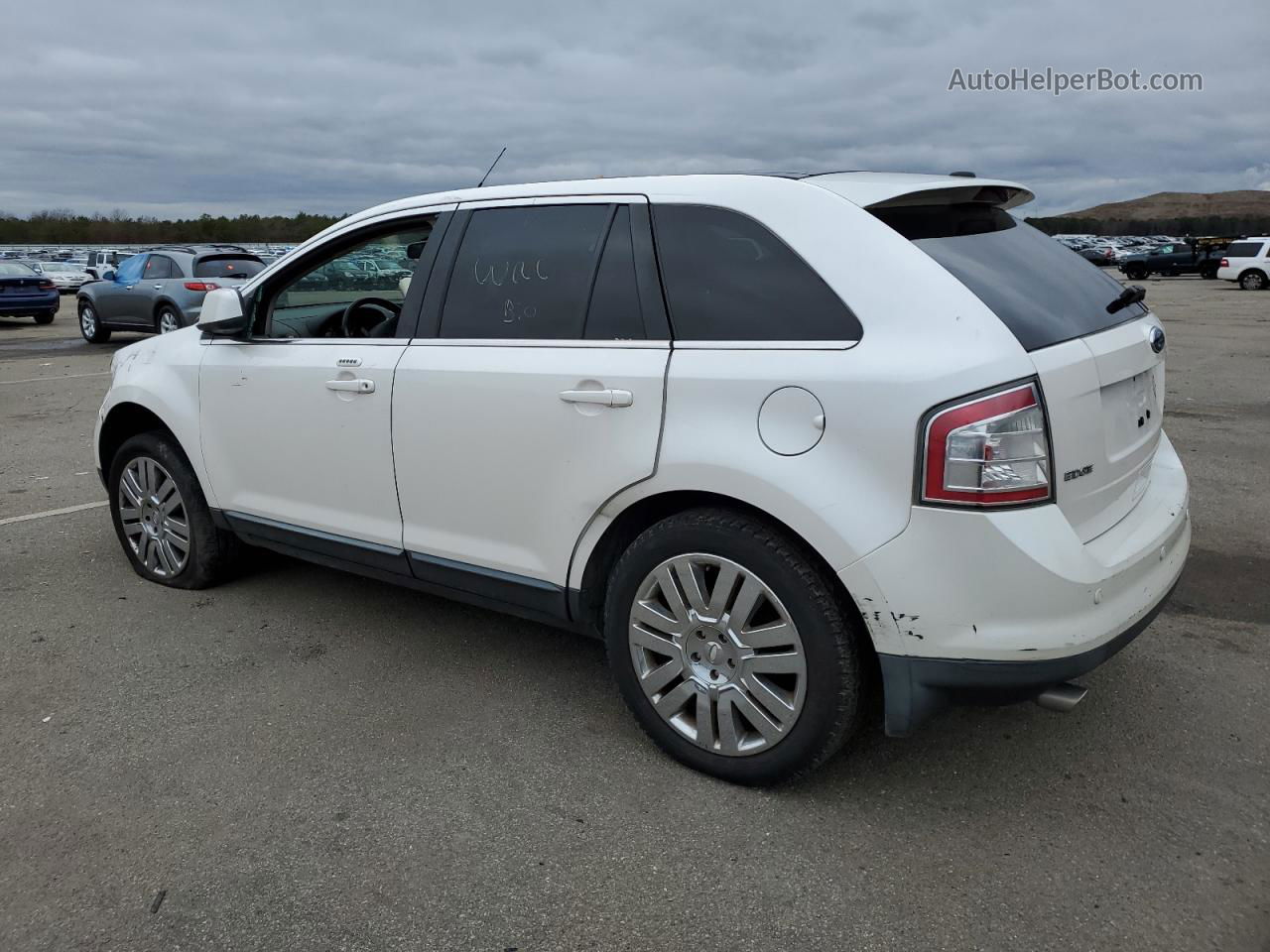 2010 Ford Edge Limited White vin: 2FMDK4KC0ABA57255