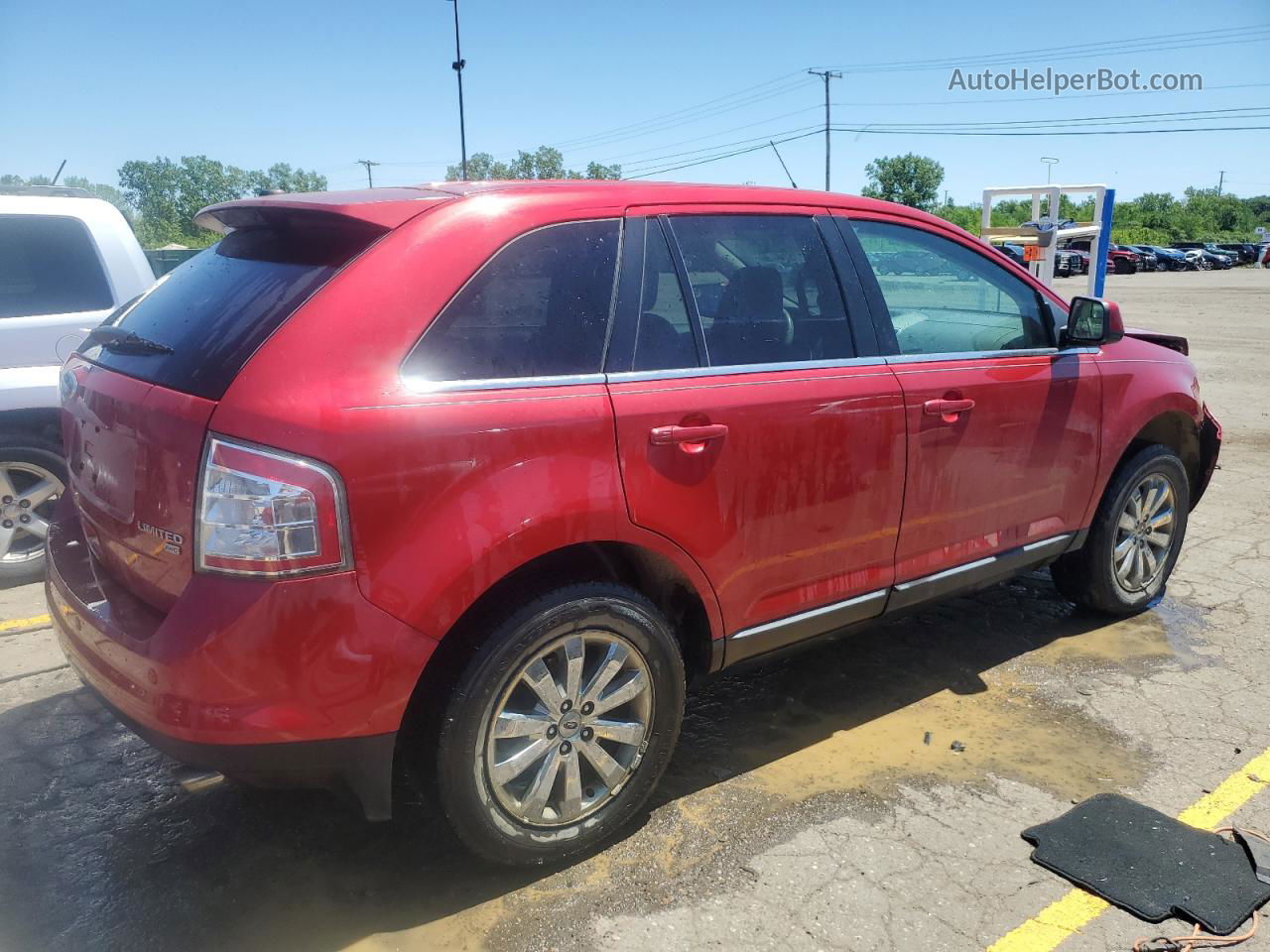 2010 Ford Edge Limited Red vin: 2FMDK4KC0ABA70166