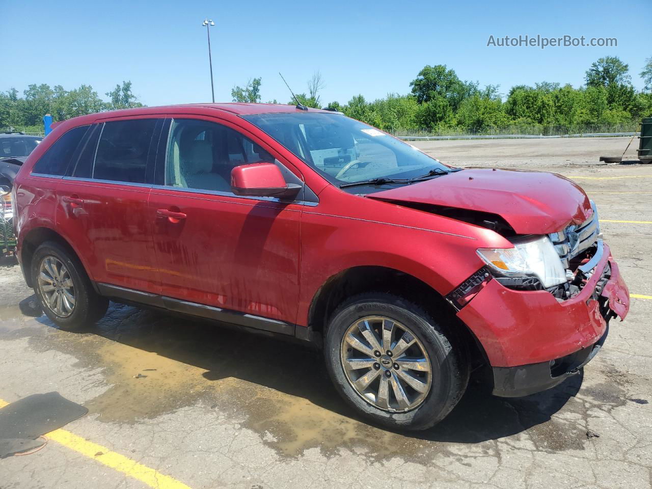 2010 Ford Edge Limited Red vin: 2FMDK4KC0ABA70166