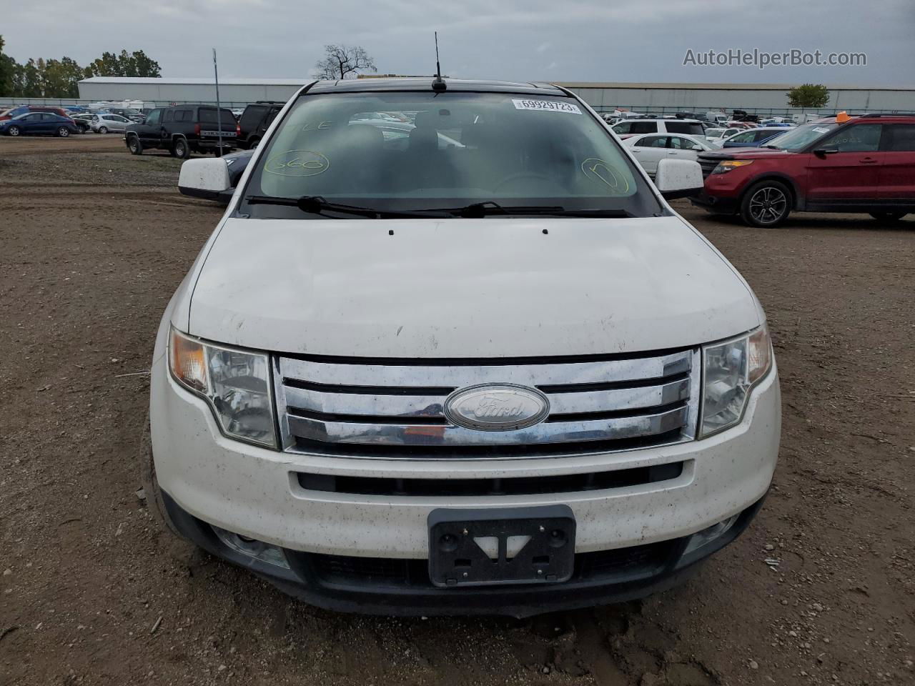 2010 Ford Edge Limited White vin: 2FMDK4KC0ABB30981