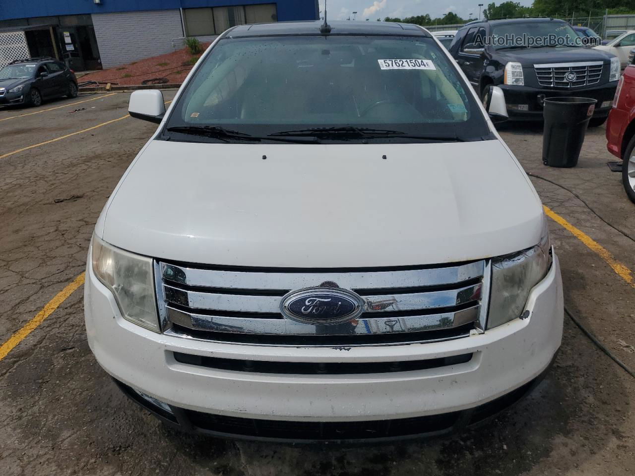 2010 Ford Edge Limited White vin: 2FMDK4KC0ABB76956