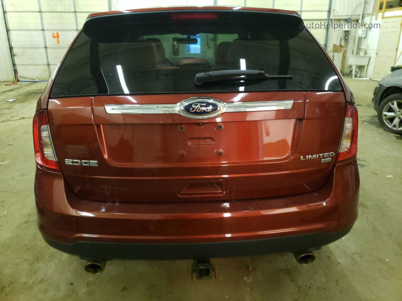 2014 Ford Edge Limited Burgundy vin: 2FMDK4KC0EBA04044