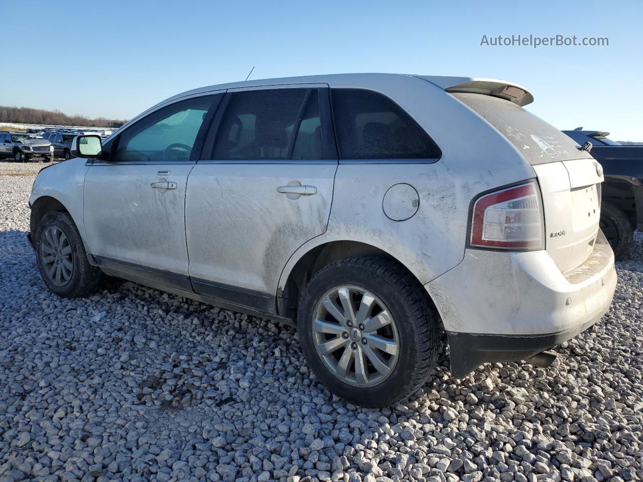 2010 Ford Edge Limited White vin: 2FMDK4KC1ABA10817