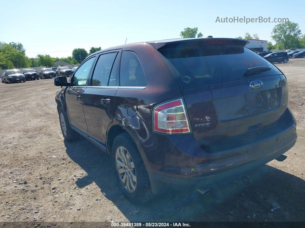 2010 Ford Edge Limited Burgundy vin: 2FMDK4KC1ABA35250