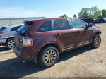 2010 Ford Edge Limited Burgundy vin: 2FMDK4KC1ABA35250