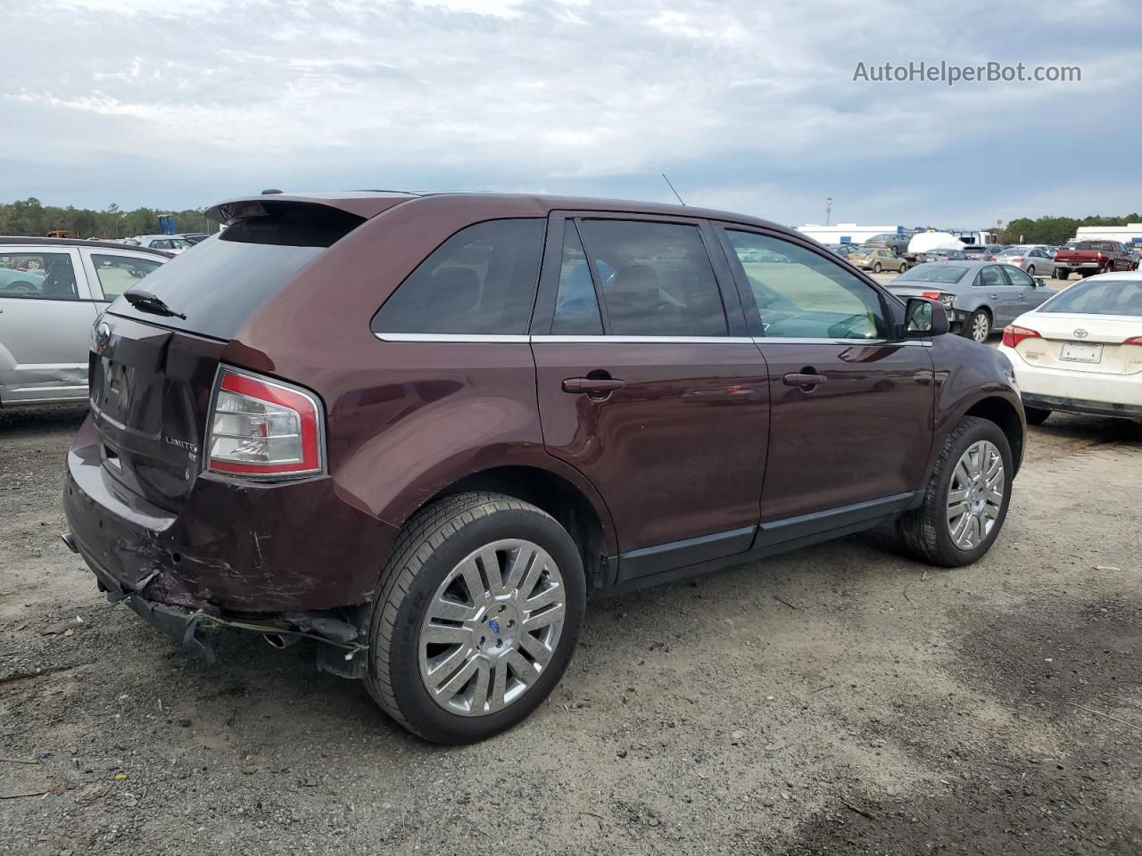 2010 Ford Edge Limited Maroon vin: 2FMDK4KC1ABA56437