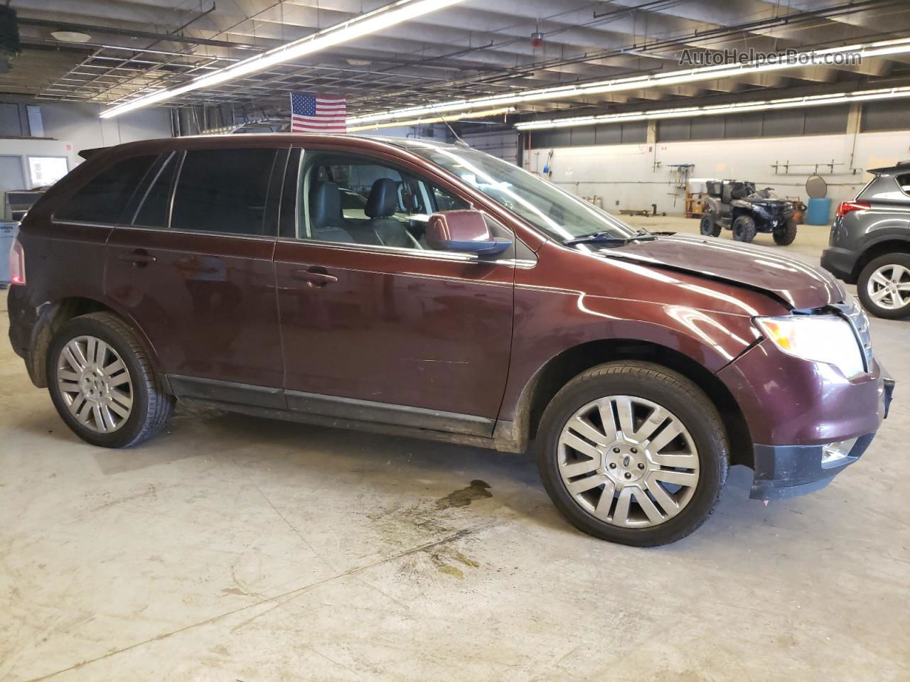 2010 Ford Edge Limited Maroon vin: 2FMDK4KC1ABA68636