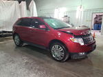 2010 Ford Edge Limited Red vin: 2FMDK4KC1ABB15583