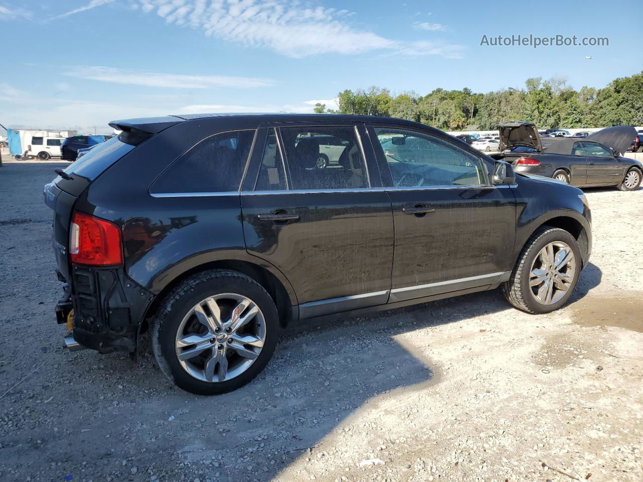 2018 Ford Edge Limited Black vin: 2FMDK4KC1BBA08258