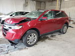 2014 Ford Edge Limited Burgundy vin: 2FMDK4KC1EBB23723