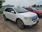 2010 Ford Edge Limited White vin: 2FMDK4KC2ABA42014