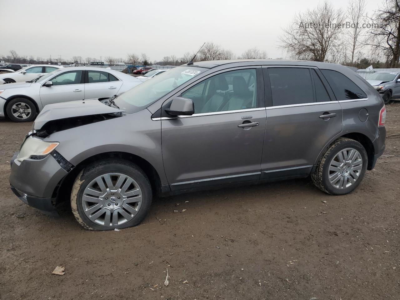 2010 Ford Edge Limited Серый vin: 2FMDK4KC2ABB00445