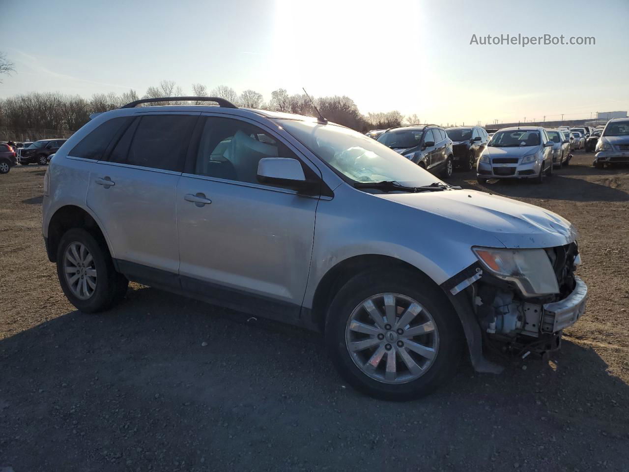 2010 Ford Edge Limited Silver vin: 2FMDK4KC2ABB17455