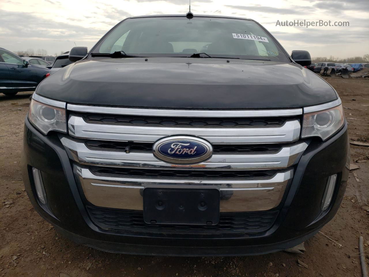 2014 Ford Edge Limited Black vin: 2FMDK4KC2EBB23715